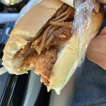 デイリーヤマザキ - 料理写真:コロッケ&焼きそばロール(198円)