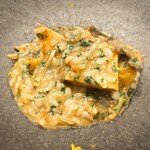 霜止出苗 - 蝦夷アワビと蕗の薹