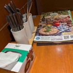 薩莉亞 - テーブル上