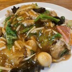 レストラン秀華 - 五目あんかけ焼きそば①