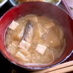 さくら本店 - (ﾗﾝﾁ)さくら定食 具だくさん味噌汁　2025.1.17