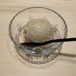 鮨 いわ貴 - ほうじ茶アイス