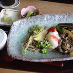 花いかだ膳　蕎麦