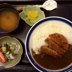 灯の来麻 - カツカレー定食￥５５０