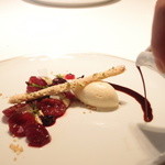 ランベリー ナオト キシモト - Jun ,2014　アメリカンチェリーを三種類の調理法で パンデピスのアイス