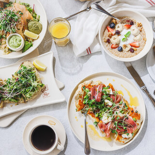 朝食メニューが豊富なのも嬉しい