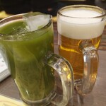 錦糸町っ子居酒屋 とりとんくん - 梅茶ハイと生ビール