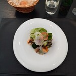 ベルエキップ - ◯瑞浪野菜のエミュレーション
      このお店のスペシャリテとなる
      
      人参を敢えて焦がして甘みと苦味を組み合わせていたり
      芋のシャキシャキ感白菜ね浅漬の酸味感
      焦げた香ばしさと