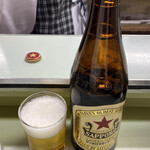 鯉とうなぎのまるます家 総本店 - サッポロラガビール(中びん)