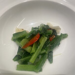 フカヒレ専門店 銀座七芳 - 青菜炒め