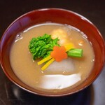 よし町 - 2025.1 常陸乃国いせ海老白味噌仕立て椀