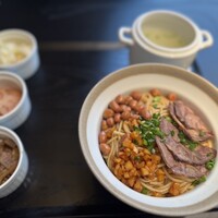 湘南飯店 - 汁なしビーフンの定食1,500円