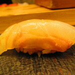 鮨処 凜 - 大将おまかせ　１５０００円（税込）　握り-１　苫前産のマツカワガレイ【２０２５年１月】