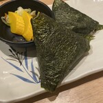 第8八千代丸 - （１１）おにぎり　後造りお味噌汁　ひじきご飯が旨し