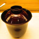 鮨処 凜 - 大将おまかせ　１５０００円（税込）　椀物　あさりの団子ホタテ入【２０２５年１月】