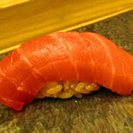 鮨処 凜 - 大将おまかせ　１５０００円（税込）　握り-８　青森三厩産１本釣り　熟成鮪中トロ【２０２５年１月】