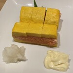 第8八千代丸 - （９）明太だし巻卵　見た目　味　申し分なし❗️