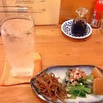 居酒屋りんたろう - レモンサワー＆お通し