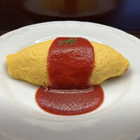 厳選洋食さくらい - オムライス　ケチャップ