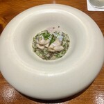 馳走西健一 - 蛤　青海苔　もち麦玄米リゾット　梅