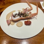 馳走西健一 - 焼津アカザエビ　味噌アメリケーヌソース　トマト焼き