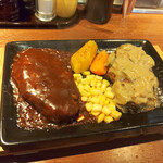 ハンバーグ・ステーキ&J - 150g×2のダブルハンバーグ