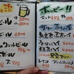 恵風和暢　あっと - メニュー①。