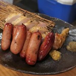 恵風和暢　あっと - ・とり一夜干し＆ソーセージその場でくんせい