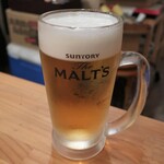 恵風和暢　あっと - ・生ビール 中