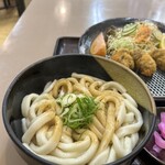 すみれ - 伊勢うどん&カキフライセット
