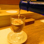 鮨処 凜 - 旭川市　高砂酒造　純米吟醸　グラス　１０００円（税込）【２０２５年１月】