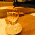 鮨処 凜 - 旭川市　上川大雪酒造　　純米吟風　　グラス　１０００円（税込）【２０２５年１月】