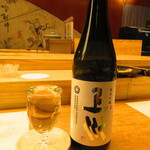鮨処 凜 - 旭川市　上川大雪酒造　　純米吟風　　グラス　１０００円（税込）【２０２５年１月】