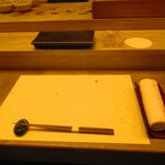 鮨処 凜 - カウンターの上に【２０２５年１月】