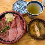 大和水産 - 【2025/1】大トロとネギトロ丼(シャリ小)