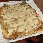 焼肉 三千里 - チーズチヂミは大ボリュームで美味しいし子供の腹満たしにお薦め