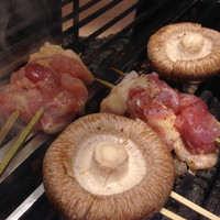 九つ井 本店 - そば懐石・本日の黒毛和牛(牛・鶏・椎茸)