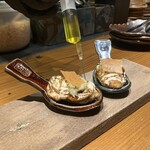 創作鉄板 粉者東京 - 広島産牡蠣ワンスプーン