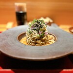 鼓道 - 鼓動ナックル~納豆とクルミの冷静蕎麦¥1,380