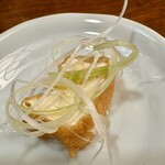 ゆう - 辣油をとネギを掛けて頂きました