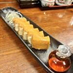 ゆう - 「佐白山の豆腐屋さんの生豆腐の素揚げ」@？