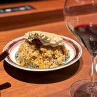 京都 和牛料理 一石三鳥 - 蟹のチャーハン