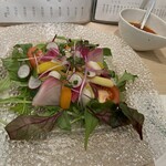 本格炉端焼き人夢叶思ひとむかし - 厳選一五種類の野菜サラダ