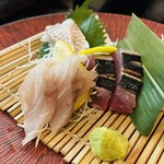 完全個室居酒屋 串焼き Moga_Ru - お刺身3点盛り　1,628円