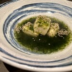新橋 るのや - 揚げ出し豆腐青海苔餡掛け
