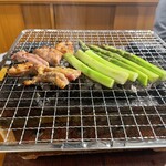 嵐や - モモとアスパラガス