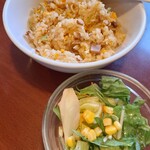 ポパイ ラーメンレストラン - 半チャーハンセット