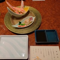 かに道楽 銀座八丁目店 - カニ酢と前菜