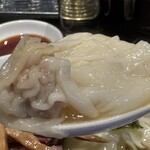 支那ソバ 小むろ - ワンタンアップ