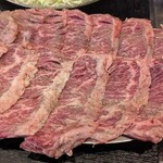 焼肉 北京 - 料理写真:上ハラミ塩、2人前
